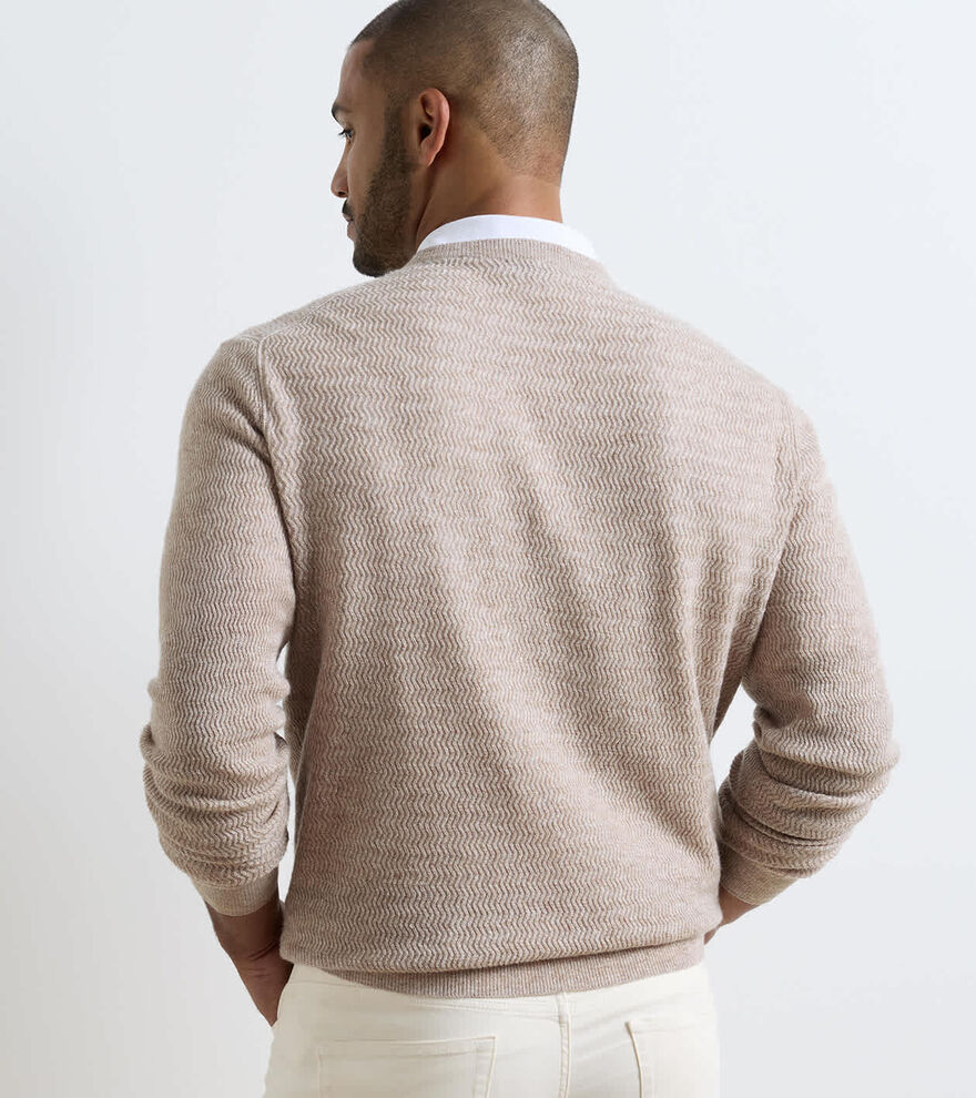 Crosswinds Textured Crewneck Sweater image number 3