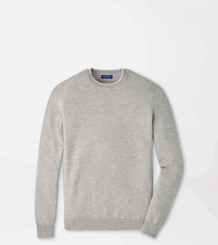 Voyager Cashmere-Silk Saddle Shoulder Crew image number 1