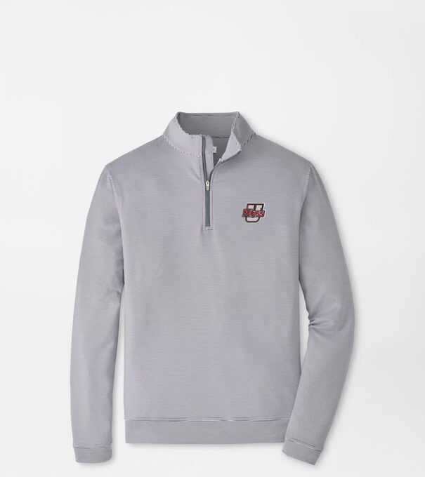 UMass Perth Sugar Stripe Performance Quarter-Zip