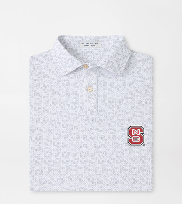 NC State Bases Loaded Youth Performance Jersey Polo
