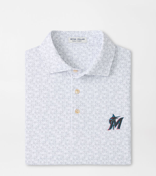 Miami Marlins Bases Loaded Performance Jersey Polo