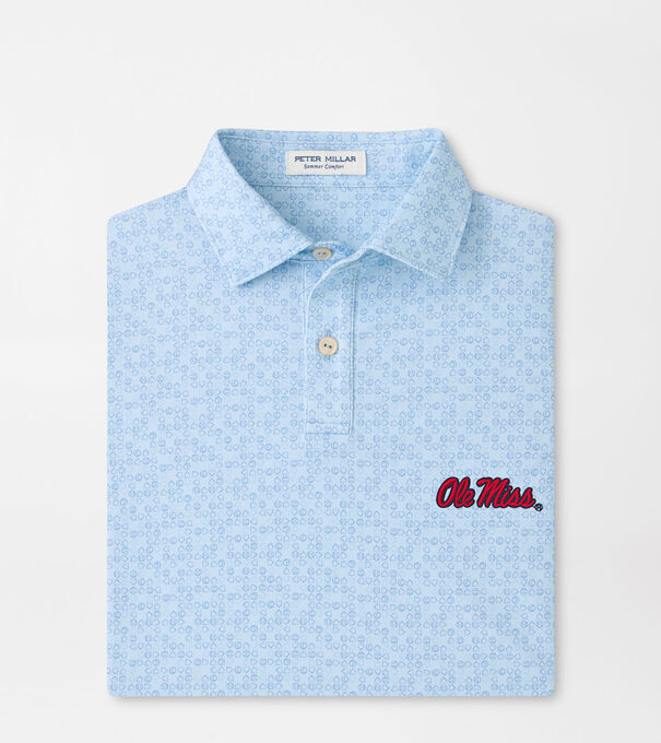 Ole Miss Bases Loaded Youth Performance Jersey Polo