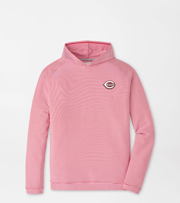 Cincinnati Reds Pine Sugar Stripe Performance Hoodie