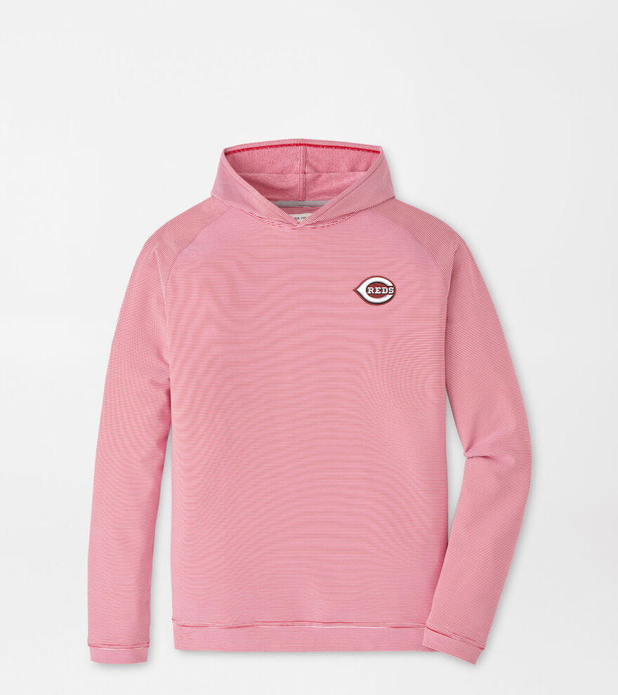 Cincinnati Reds Pine Sugar Stripe Performance Hoodie image number 1