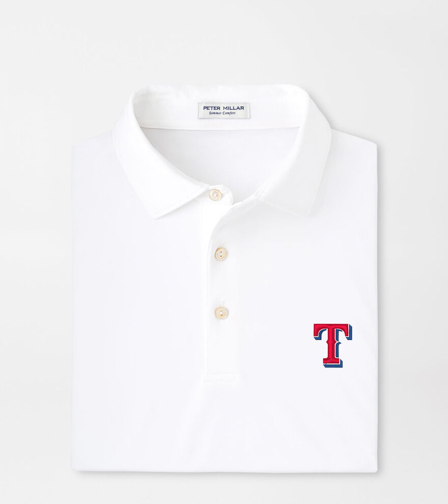 Texas Rangers Solid Performance Jersey Polo image number 1