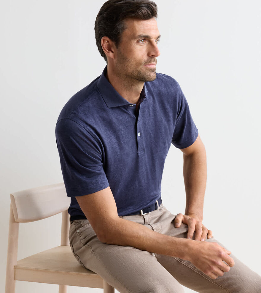 Astino Linen Polo image number 2