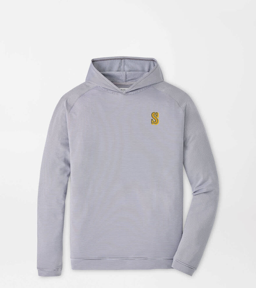 Cooperstown Seattle Mariners Pine Sugar Stripe Performance Hoodie
