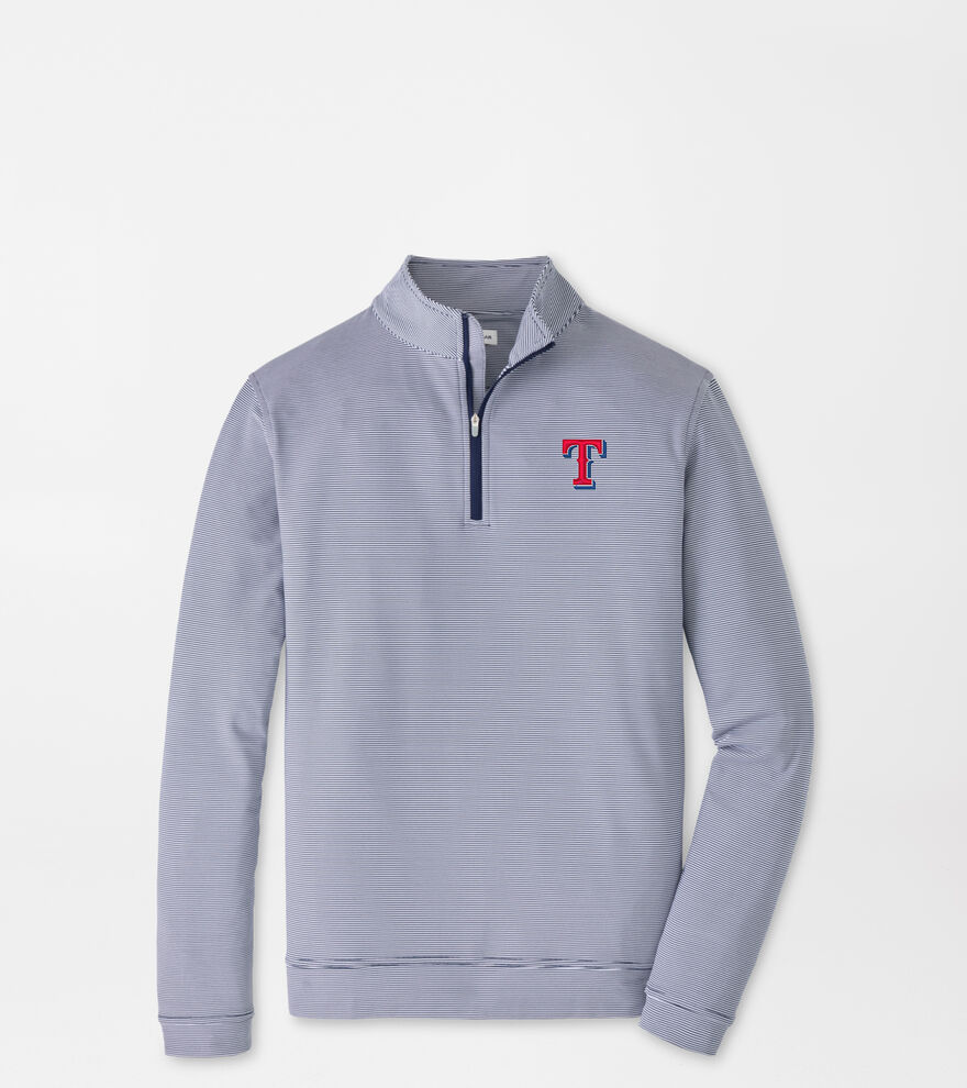Texas Rangers Perth Sugar Stripe Performance Quarter-Zip image number 1