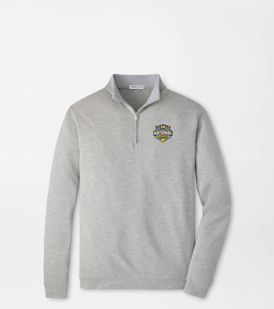 Michigan National Champion Crown Comfort Quarter-Zip Pullover image number 1
