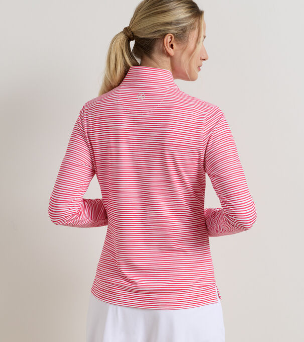 Bunker Stripes Perth Performance Quarter-Zip - Alternate Image 1