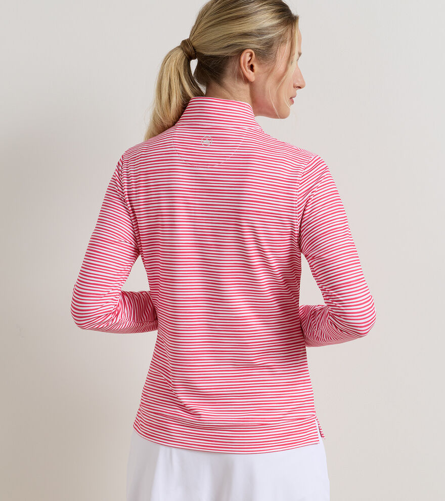 Bunker Stripes Perth Performance Quarter-Zip image number 3