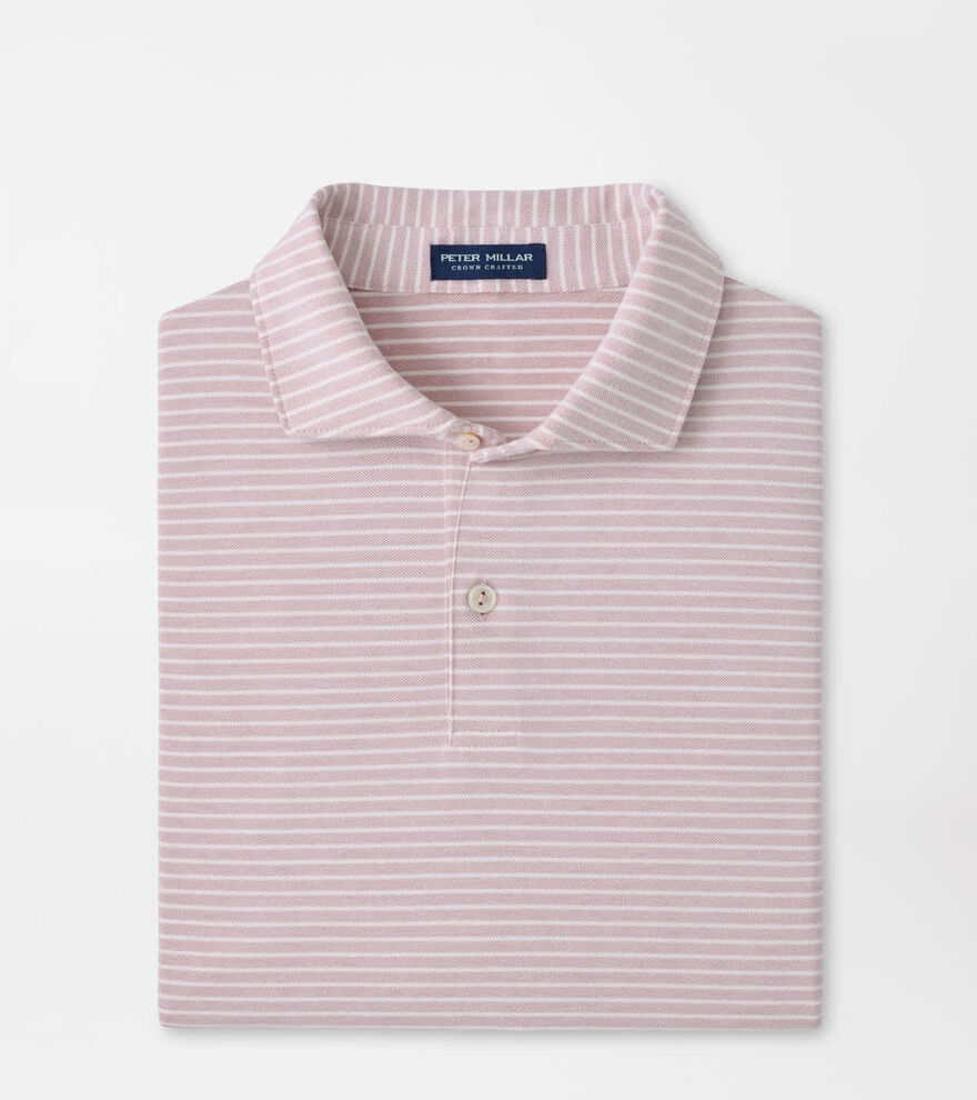 Albatross Stripe Cotton-Blend Piqu&eacute; Polo image number 1