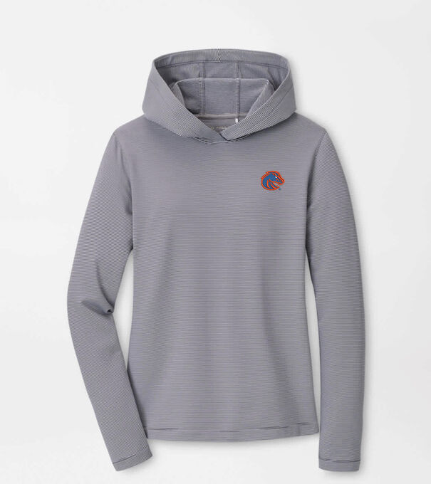 Boise State Women's Pine Sugar Stripe Performance Hoodie