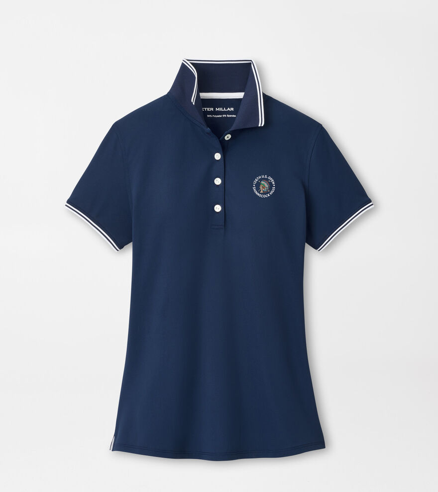 126th U.S. Open Canterbury Tipped Sport Mesh Short Sleeve Polo image number 1