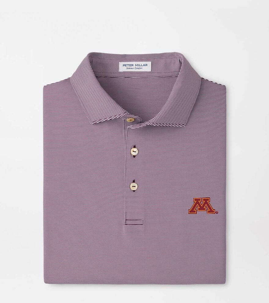 Minnesota Jubilee Stripe Performance Polo