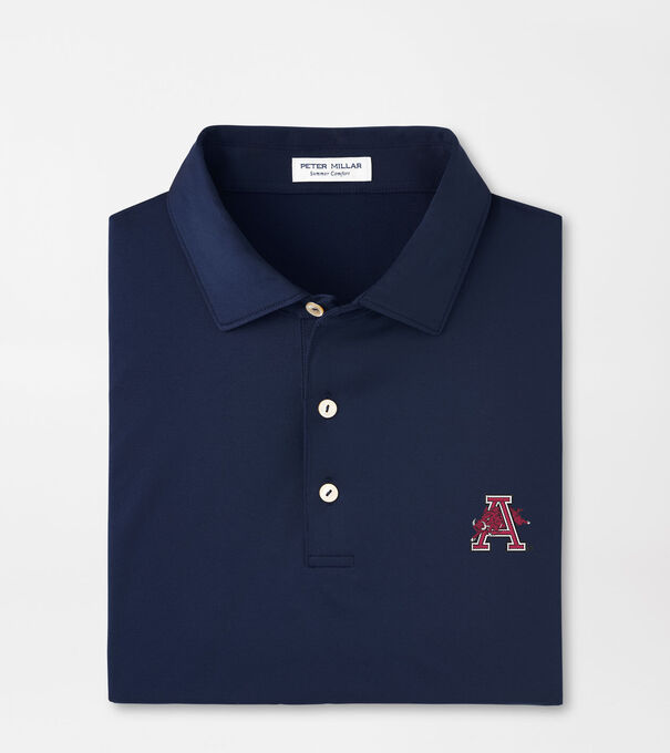 Arkansas Vault Solid Performance Jersey Polo