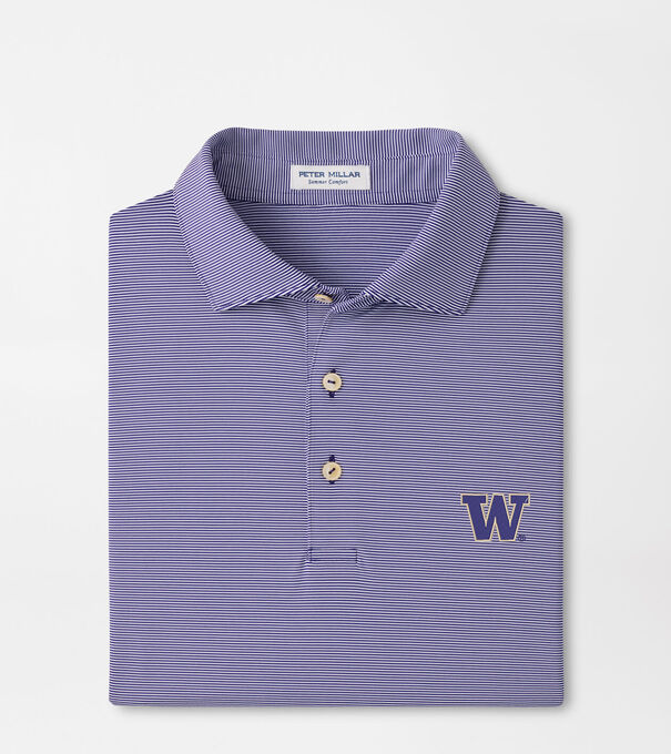 Washington Jubilee Stripe Performance Polo