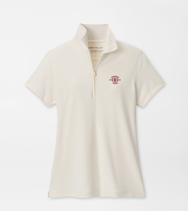 Indiana Undefeated Keswick Zip Neck Short Sleeve Polo