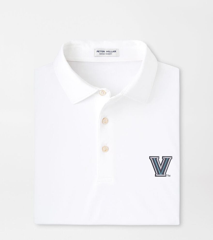 Villanova Solid Performance Jersey Polo image number 1