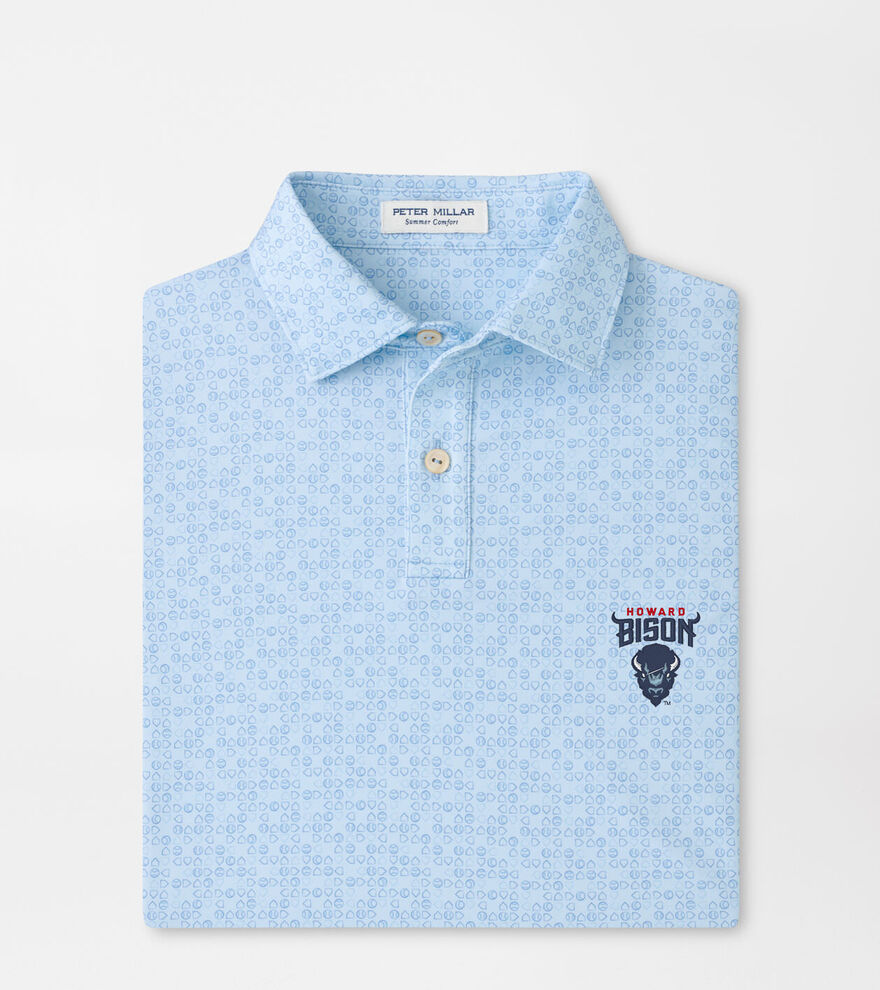 Howard University Bases Loaded Youth Performance Jersey Polo image number 1