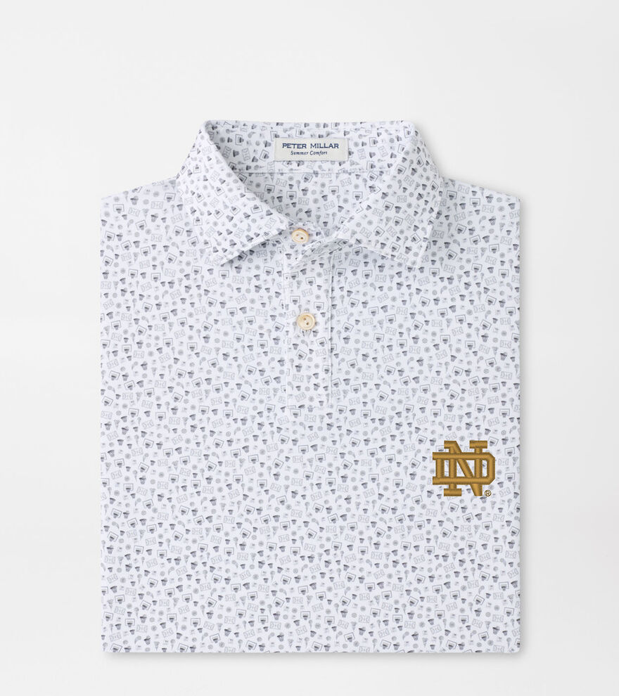 Notre Dame Buzzer Beater Youth Performance Jersey Polo image number 1