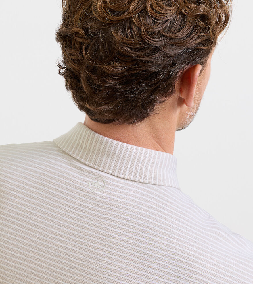 Albatross Stripe Cotton-Blend Piqu&eacute; Polo - Alternate Image 3