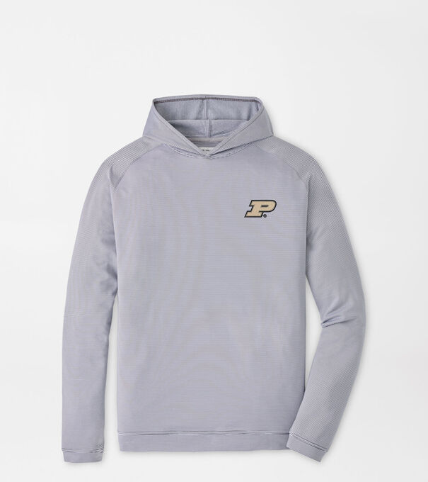 Purdue Pine Sugar Stripe Performance Hoodie