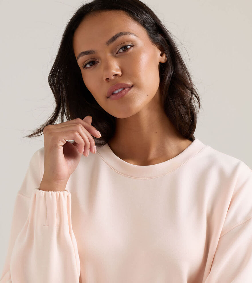 Flora Knit M&eacute;lange Crewneck - Alternate Image 4