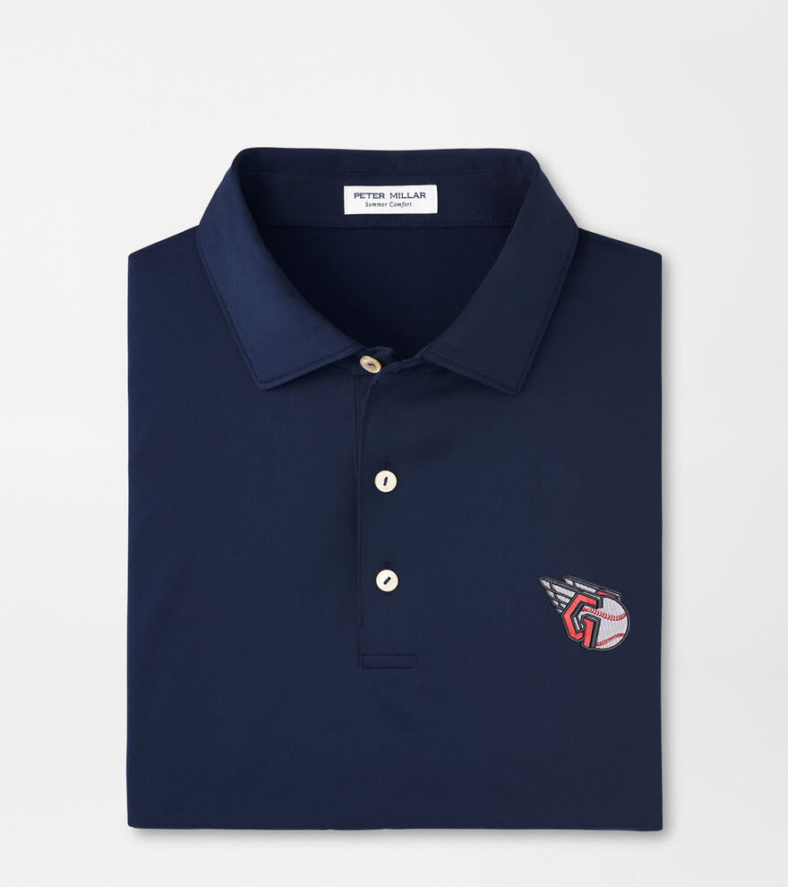 Cleveland Guardians Solid Performance Jersey Polo