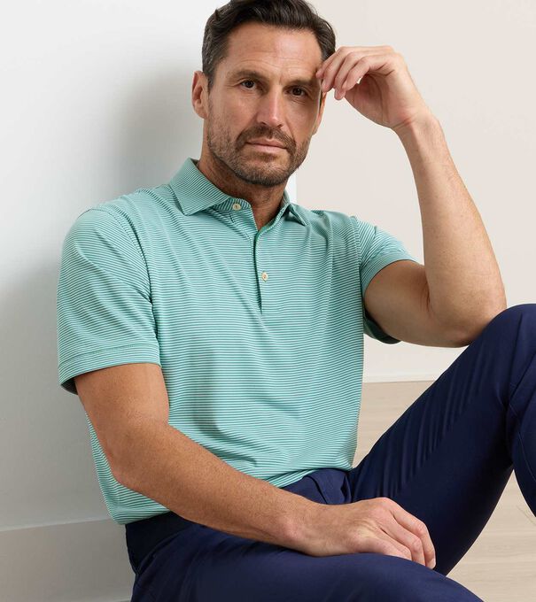 Candor Performance Mesh Polo - Alternate Image 1