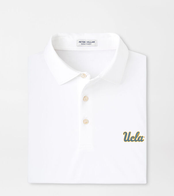 UCLA Solid Performance Jersey Polo