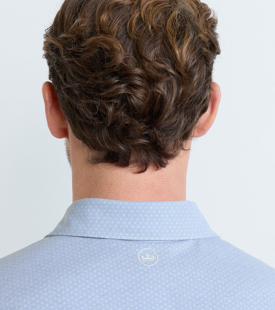 Albatross Diamond Cotton-Blend Piqu&eacute; Polo - Alternate Image 3