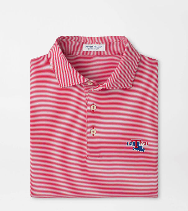 Louisiana Tech Jubilee Stripe Performance Polo