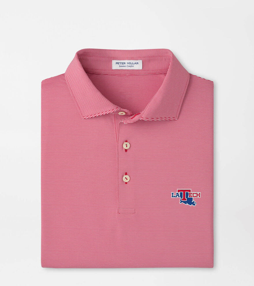 Louisiana Tech Jubilee Stripe Performance Polo