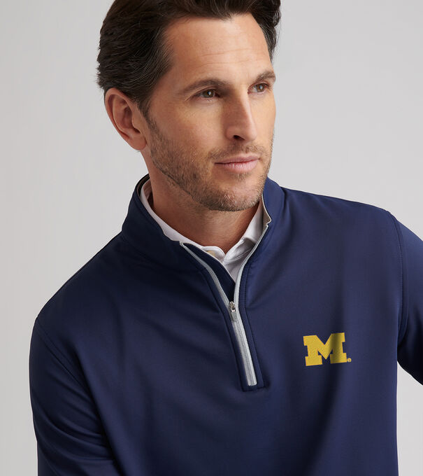 Michigan Perth Performance Quarter-Zip - Alternate Image 1