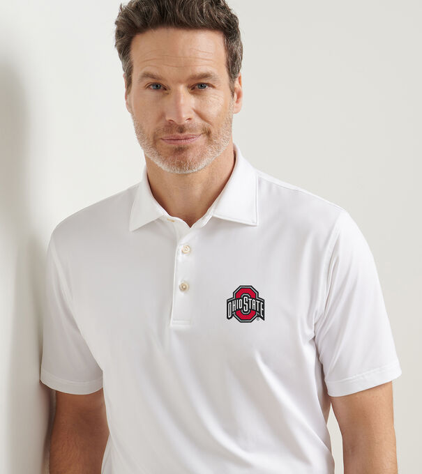 Ohio State Solid Performance Jersey Polo - Alternate Image 1