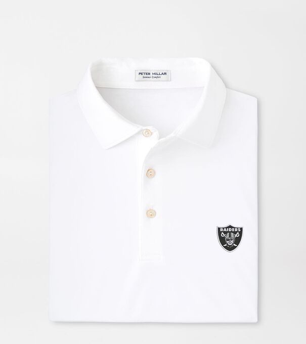 Las Vegas Raiders Solid Performance Jersey Polo