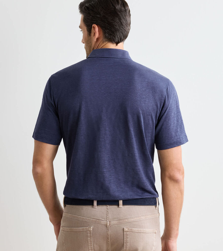 Astino Linen Polo - Alternate Image 2