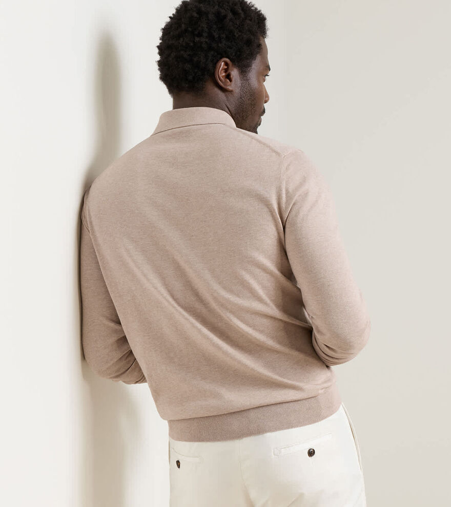 Mariner Sea Island Cotton Sweater Polo image number 3