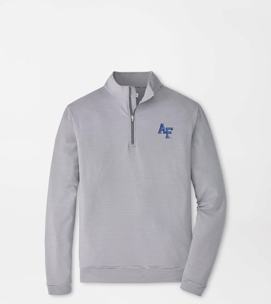 Air Force Academy Perth Sugar Stripe Performance Quarter-Zip