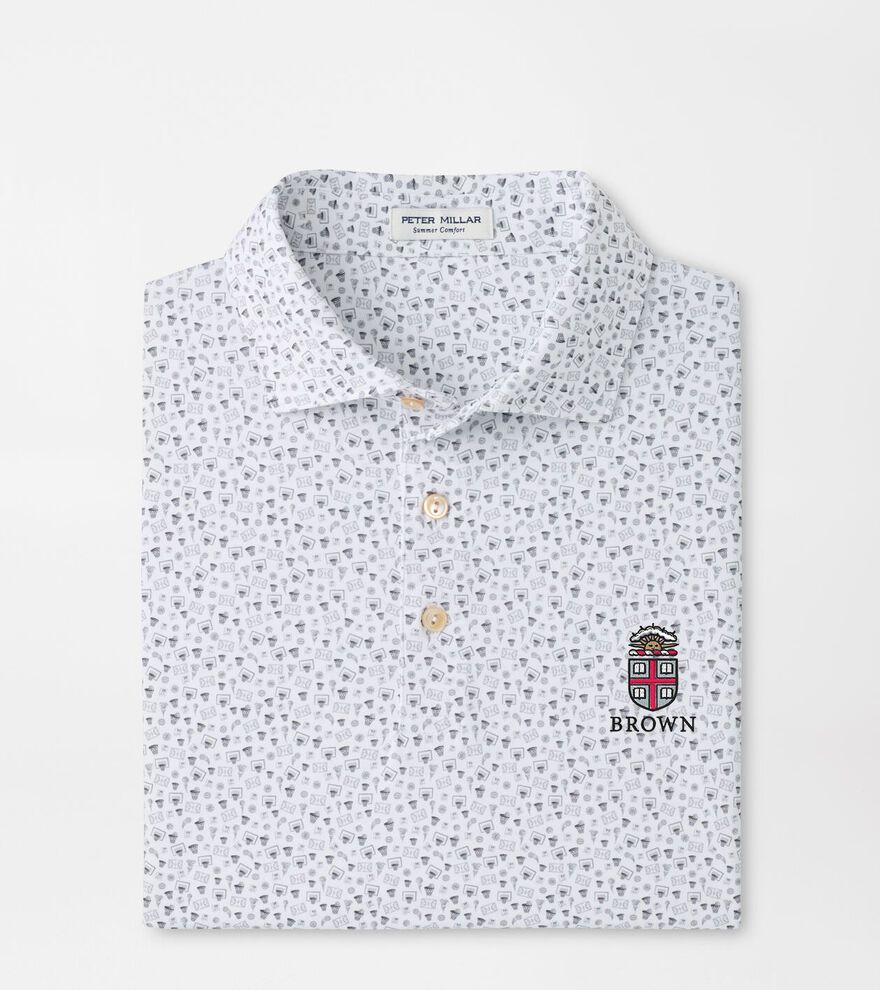 Brown University Buzzer Beater Performance Jersey Polo image number 1