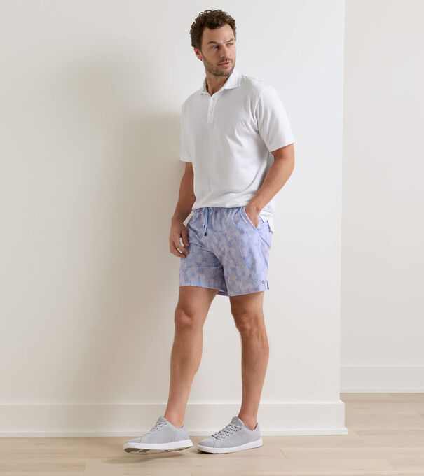 Sunset Palms Swim Trunk - Alternate Image 1