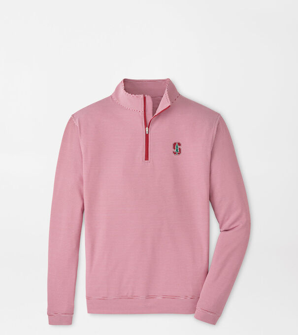 Stanford Perth Sugar Stripe Performance Quarter-Zip