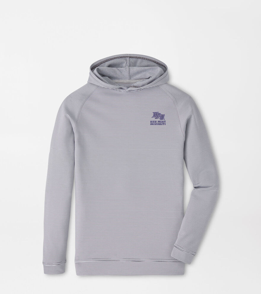 High Point University Pine Youth Sugar Stripe Performance Hoodie image number 1