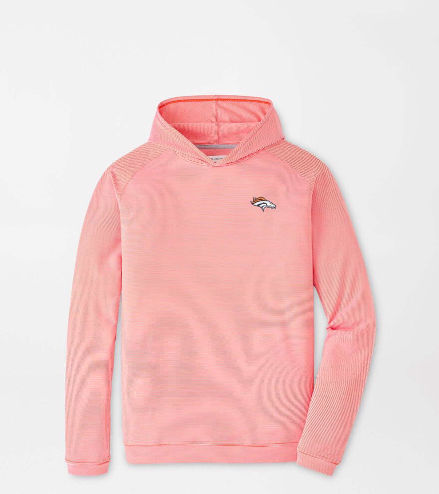 Denver Broncos Pine Sugar Stripe Performance Hoodie image number 1