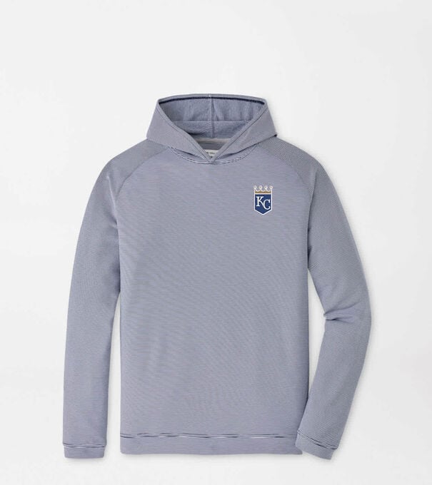 Cooperstown Kansas City Royals Pine Sugar Stripe Performance Hoodie