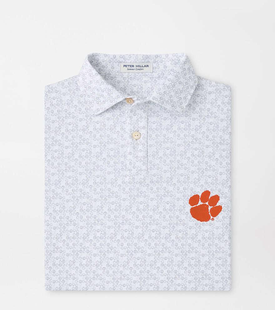 Clemson Bases Loaded Youth Performance Jersey Polo image number 1