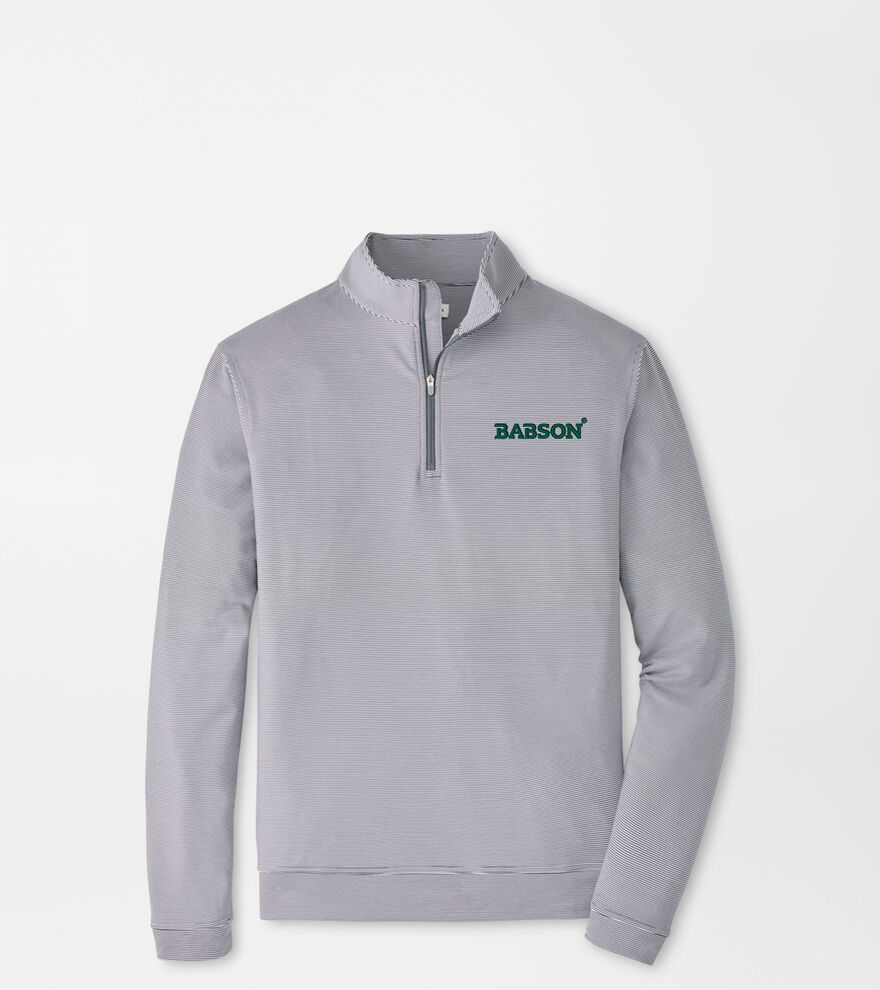Babson Perth Sugar Stripe Performance Quarter-Zip image number 1