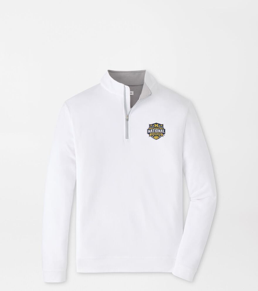 Michigan National Champion Perth Performance Quarter-Zip image number 1