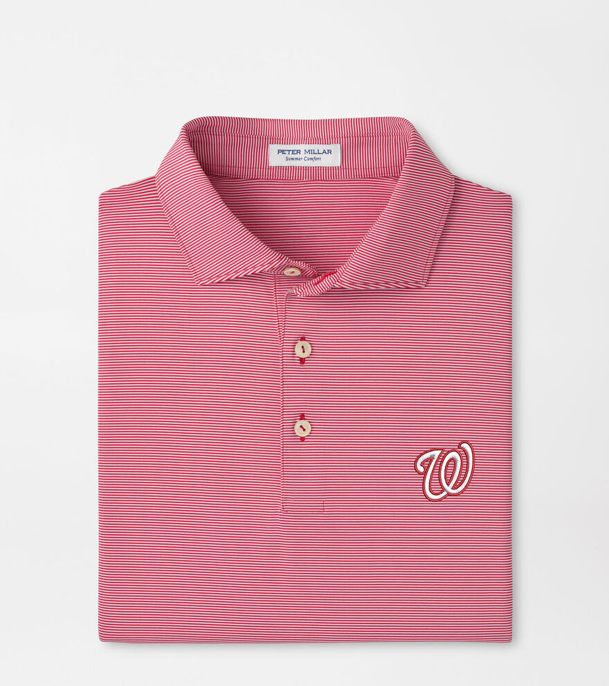 Washington Nationals Jubilee Stripe Performance Polo image number 1